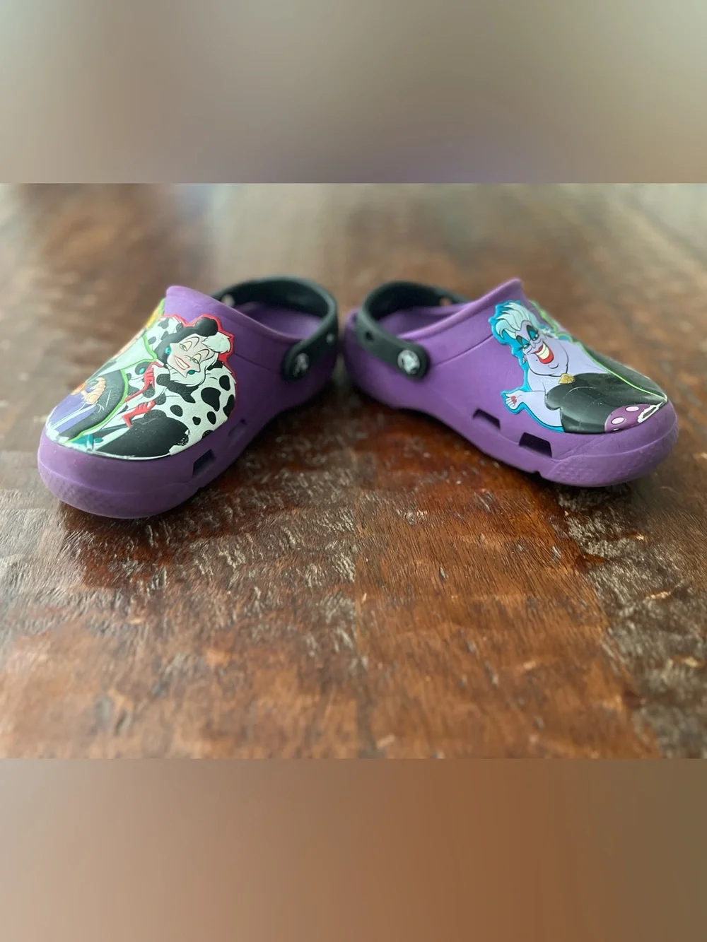 CROCS Kids Purple Disney Villains CROCS Size 13